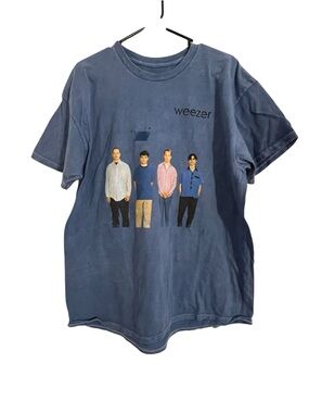 4- Blue Band Graphic Tee - Men's Casual Shirt (Factory Flaw See Photos)